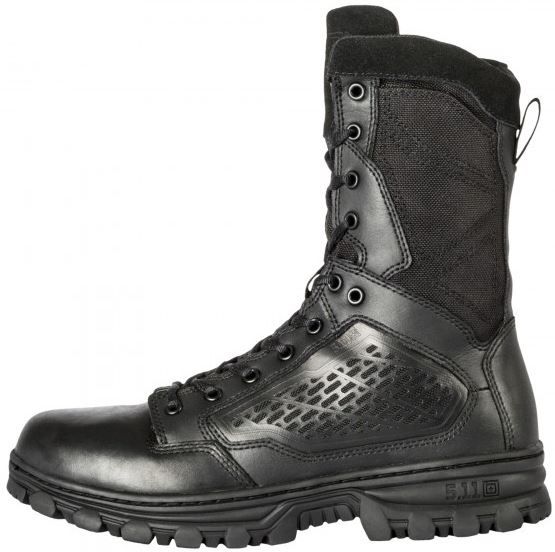5.11 Tactical 5.11 Tactical Evo 8in.Tactical Boots with Side Zipper, BLACK, 13 1231001913W