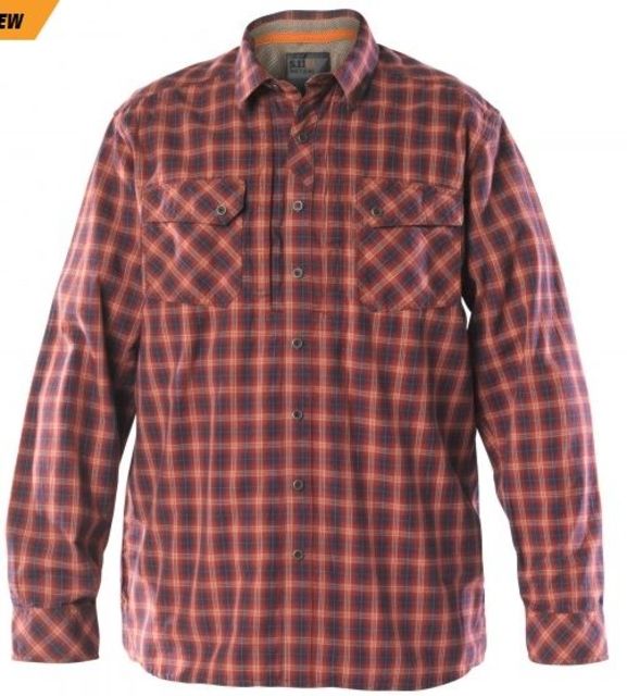 5.11 Tactical 5.11 Tactical Ccw Updated Flannels, Ox Blood - 72429-469-M