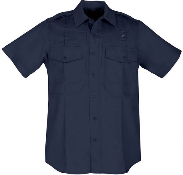 5.11 Tactical 5.11 Tactical 71177 Men's PDU Class B Twill Short Sleeve Shirt, Midnight Navy, Large, Regular