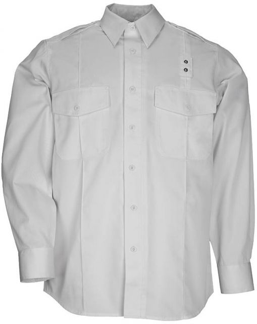 5.11 Tactical 5.11 Tactical 72344 Men's PDU Class A Twill Shirt, Long Sleeve, White, 3XL, Long