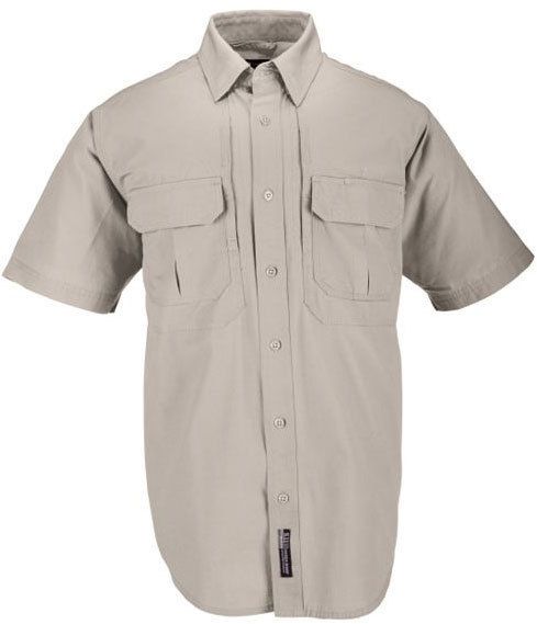 5.11 Tactical 5.11 Tactical Shirt Short Sleeve - Cotton 71152, KHAKI-M