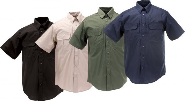 5.11 Tactical 5.11 Tactical Taclite Pro Short Sleeve Ripstop Shirt, TDU Green - Medium