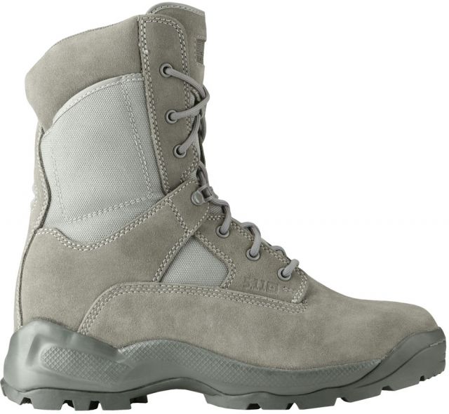 5.11 Tactical 5.11 Tactical 12220 A.T.A.C. 8in. Boots, Sage Green, Size 7.5, Wide