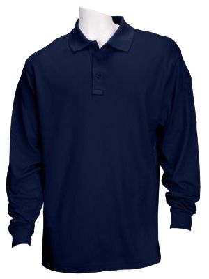 5.11 Tactical 5.11 Tactical Men's Performance Polo Shirt - Long Sleeve, Dark Navy, L 72049T-724-L