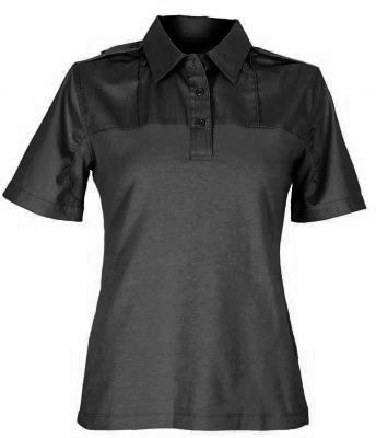 5.11 Tactical 5.11 Women's A Class PDU Short Sleeve Shirt, Black, X-Small-Regular, 61158-019-XSR