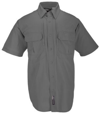 5.11 Tactical 5.11 Tactical Shirt Short Sleeve - Cotton 71152, GREY-L