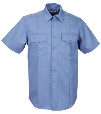 5.11 Tactical 5.11 Tactical 46122 Men's Short Sleeve Station Class A Shirt, Fire Med Blue, Small