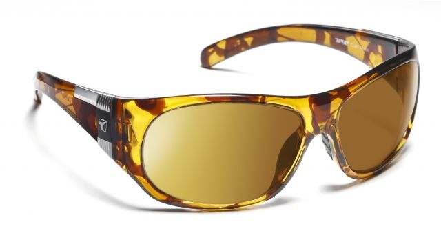 7 Eye 7 Eye Clay/ SharpView Polarized Copper, Matte Black Frame Male Sunglasses, S-XL 870154