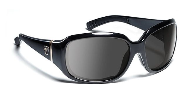 7 Eye 7 Eye Mistral AirDam Womens Sunglasses, Glossy Black Frame, Frame, SharpView Gray Lenses - 580541