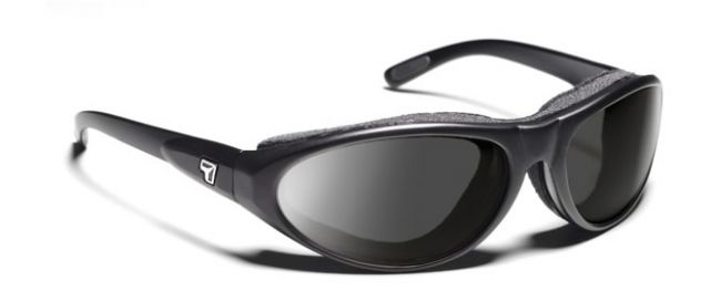 7 Eye 7Eye Men's Cyclone Prescription Sunglasses - Airshield Matte Black Frames 200141