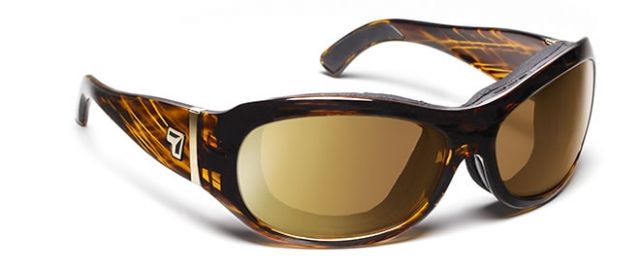 7 Eye 7Eye Women's Briza Rx Progressive Sunglasses - Airshield Sunset Tortoise Frames 310642