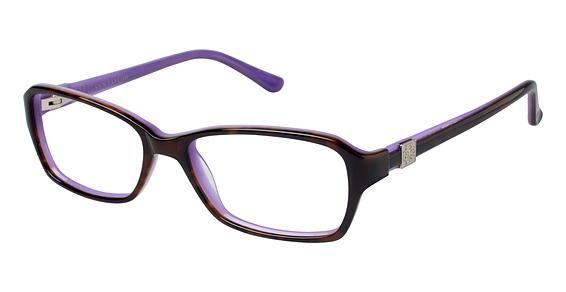 Ann Taylor Ann Taylor AT306 Single Vision Prescription Eyeglasses - Frame TORTOISE/PURPLE, Size 53/15mm TYAT30603