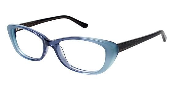 Ann Taylor Ann Taylor AT308 Progressive Prescription Eyeglasses - Frame Blue Fade, Size 51/16mm TYAT30802