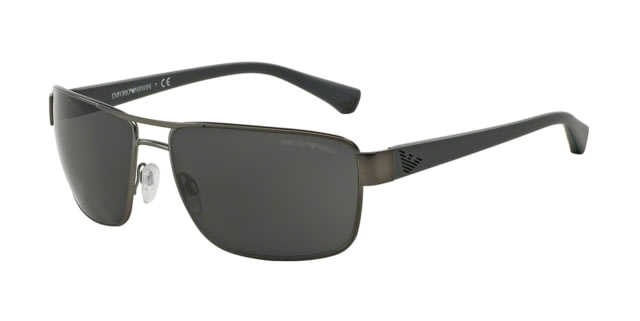 Armani Armani EA2031 Single Vision Prescription Sunglasses EA2031-311287-62 - Lens Diameter 62 mm, Frame Color Matte Gunmetal