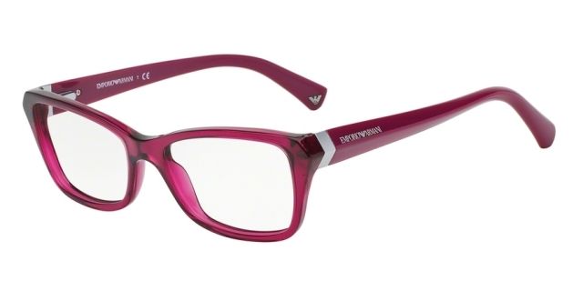Armani Armani EA3023 Single Vision Prescription Eyeglasses 5199-54 - Cyclamen Frame