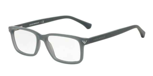 Armani Armani EA3072 Progressive Prescription Eyeglasses 5454-54 - Matte Opal Grey Frame