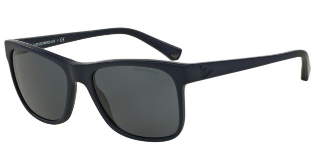 Armani Armani EA4002 Bifocal Prescription Sunglasses EA4002-536887-55 - Lens Diameter 55 mm, Frame Color Matte Blue