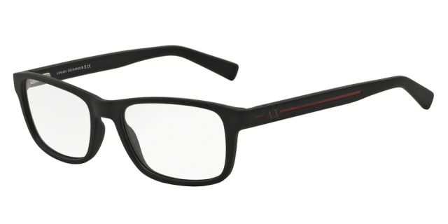Armani Exchange Armani Exchange AX3021 Progressive Prescription Eyeglasses 8078-54 - Matte Black Frame