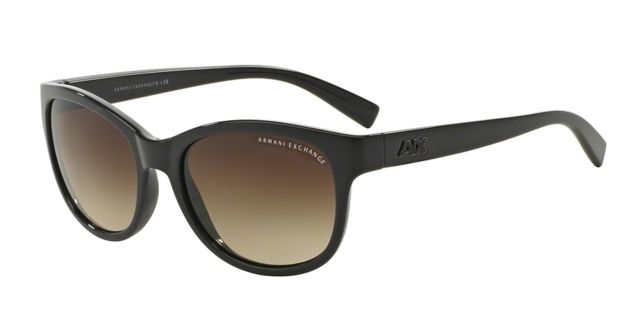Armani Exchange Armani Exchange AX4044S Progressive Prescription Sunglasses AX4044S-815913-55 - Lens Diameter 55 mm, Frame Color Brown