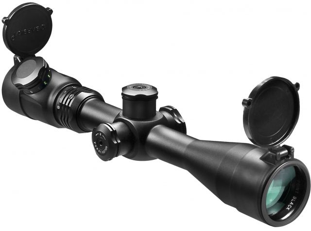 Barska Barska 3-12x40 IR Point Black Side Parallax Riflescope, 3G IR Reticle, Black Matte