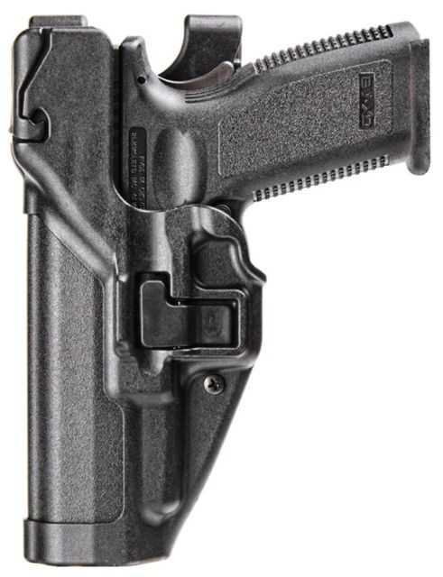 BlackHawk BlackHawk BHP Level 3 Serpa Auto Lock Duty Holster Plain Black Left Hand For S&W M&P .45/9mm Pro/.40 Pro