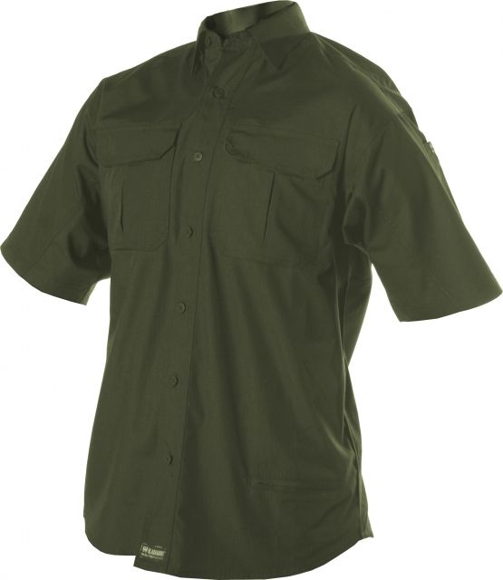 BlackHawk Blackhawk Lightweight Tactical Short Sleeve Shirt, Olive Drab, 2XL, 88TS02OD-2XL