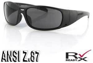 Bobster Bobster Ambush Convertible Sunglasses, Black Frame, Smoke Lens ANSI Z87, BAMBU101
