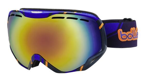 Bolle Bolle Emperor Ski/Snowboard Goggles,Blue and Orange Frame,Sunrise Lens 21146