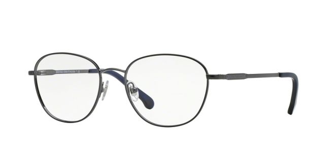 Brooks Brothers Brooks Brothers BB1026 Single Vision Prescription Eyeglasses 1567-50 - Gunmetal Frame