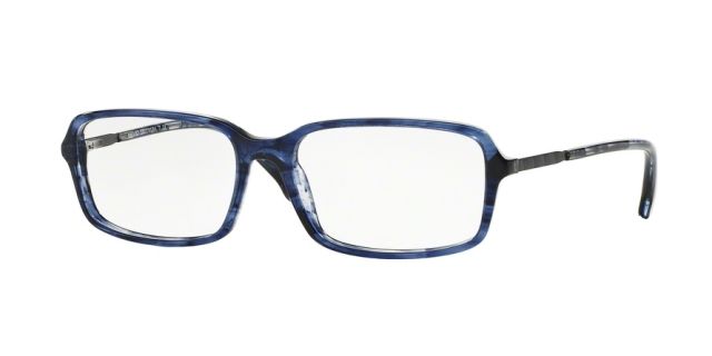 Brooks Brothers Brooks Brothers BB2027 Progressive Prescription Eyeglasses 6091-55 - Navy Horn/dark Gunmetal Frame