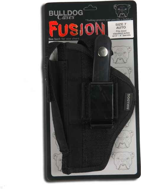 Bulldog Cases Bulldog Cases Extreme Belt and Clip Ambi Holster, Pink - Small Frame Revolvers 2 - 2-1/2in. BBL FSN-24P
