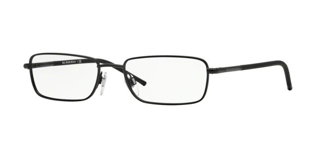 Burberry Burberry BE1268 Single Vision Prescription Eyeglasses 1007-54 - Matte Black Frame