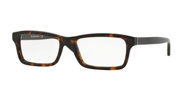 Burberry Burberry BE2187 Single Vision Prescription Eyeglasses 3002-55 - Dark Havana Frame