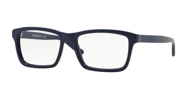 Burberry Burberry BE2188 Single Vision Prescription Eyeglasses 3514-55 - Blue Frame