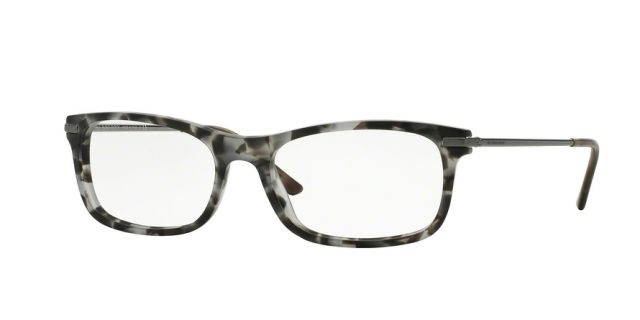 Burberry Burberry BE2195 Progressive Prescription Eyeglasses 3534-55 - Matte Grey Havana Frame