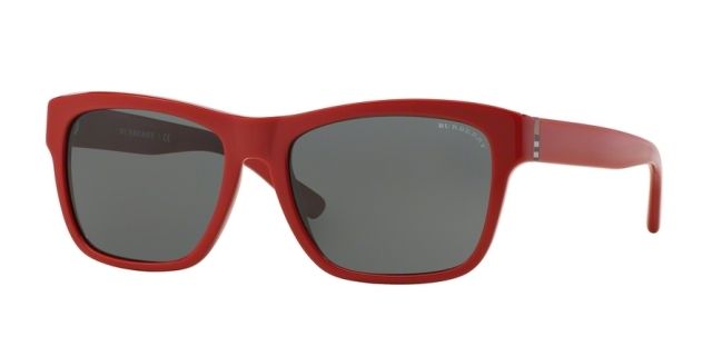 Burberry Burberry BE4194 Progressive Prescription Sunglasses BE4194-336487-58 - Lens Diameter 58 mm, Frame Color Red