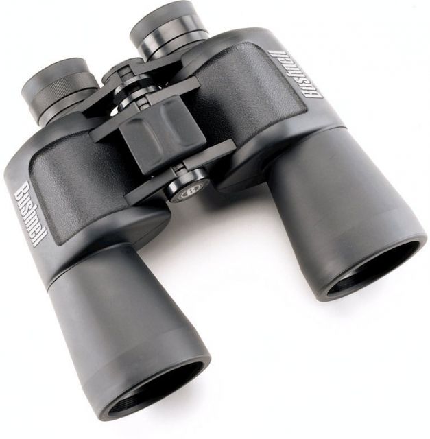 Bushnell Bushnell Powerview 16x50 BK-7 Porro Prism Rubber Armored Binoculars, Black, Box Package 131650