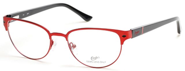 Candies Candies CA0120 Bifocal Prescription Eyeglasses - Shiny Red Frame, 52 mm Lens Diameter CA012052066