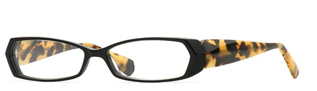 Carmen Marc Valvo Carmen Marc Valvo CM Grable SECM GRAB00 Progressive Prescripton Eyeglasses - Black Tortuga SECM GRAB005440 BK