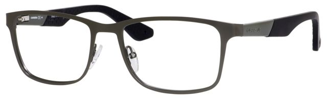 Carrera Carrera 5522 Single Vision Prescription Eyeglasses CA5522-0NFN-5318 - Dark Ruthenium / Gray Frame, Lens Diameter 53mm, Distance Between Lenses 18mm