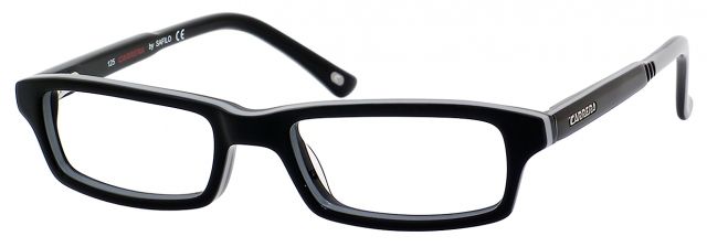 Carrera Carrera 6202 Single Vision Prescription Eyeglasses CA6202-0D2Z-4416 - Black / Gray Frame, Lens Diameter 44mm, Distance Between Lenses 16mm