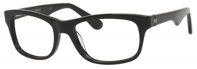 Carrera Carrera 6609 Single Vision Prescription Eyeglasses CA6609-0807-5318 - Black Frame, Lens Diameter 53mm, Distance Between Lenses 18mm