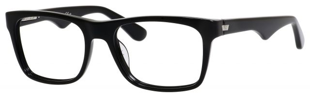 Carrera Carrera 6617 Single Vision Prescription Eyeglasses CA6617-0807-5318 - Black Frame, Lens Diameter 53mm, Distance Between Lenses 18mm