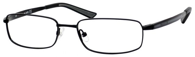Carrera Carrera 7536 Single Vision Prescription Eyeglasses CA7536-091T-5417 - Black Semi Shiny Frame, Lens Diameter 54mm, Distance Between Lenses 17mm