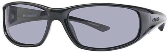 Columbia Columbia Borrego Sunglasses - Frame Black Gloss-Metallic Grappa, Lens Smoke, Size 61/16mm CBBORREGOPZ601