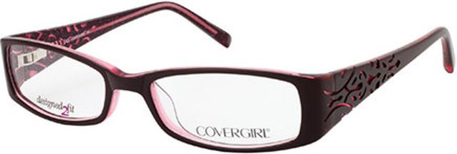 Cover Girl Cover Girl CG0429 Single Vision Prescription Eyeglasses - Frame 050, Size 52 CG042952050