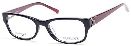 Cover Girl Cover Girl CG0446 Bifocal Prescription Eyeglasses - Shiny Violet Frame, 53 mm Lens Diameter CG044653081