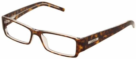 D&G D&G DD1150 SV Prescription Eyeglasses - Havana On Transparent Frame / 53 mm Prescription Lenses, 556-5315