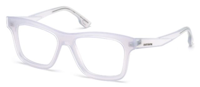 Diesel Diesel DL5066 Progressive Prescription Eyeglasses - White Frame, 53 mm Lens Diameter DL506653021