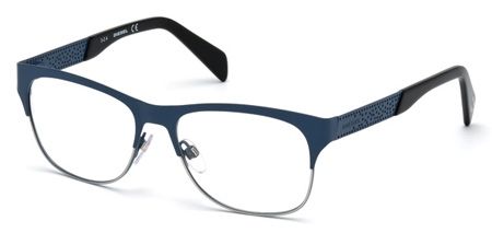 Diesel Diesel DL5119 Bifocal Prescription Eyeglasses - Blue Frame, 54 mm Lens Diameter DL511954092